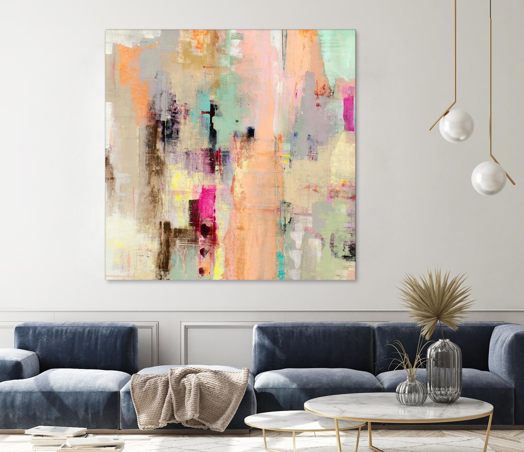 Clear The Air by Nancy Ngo on GIANT ART - blues abstract blues