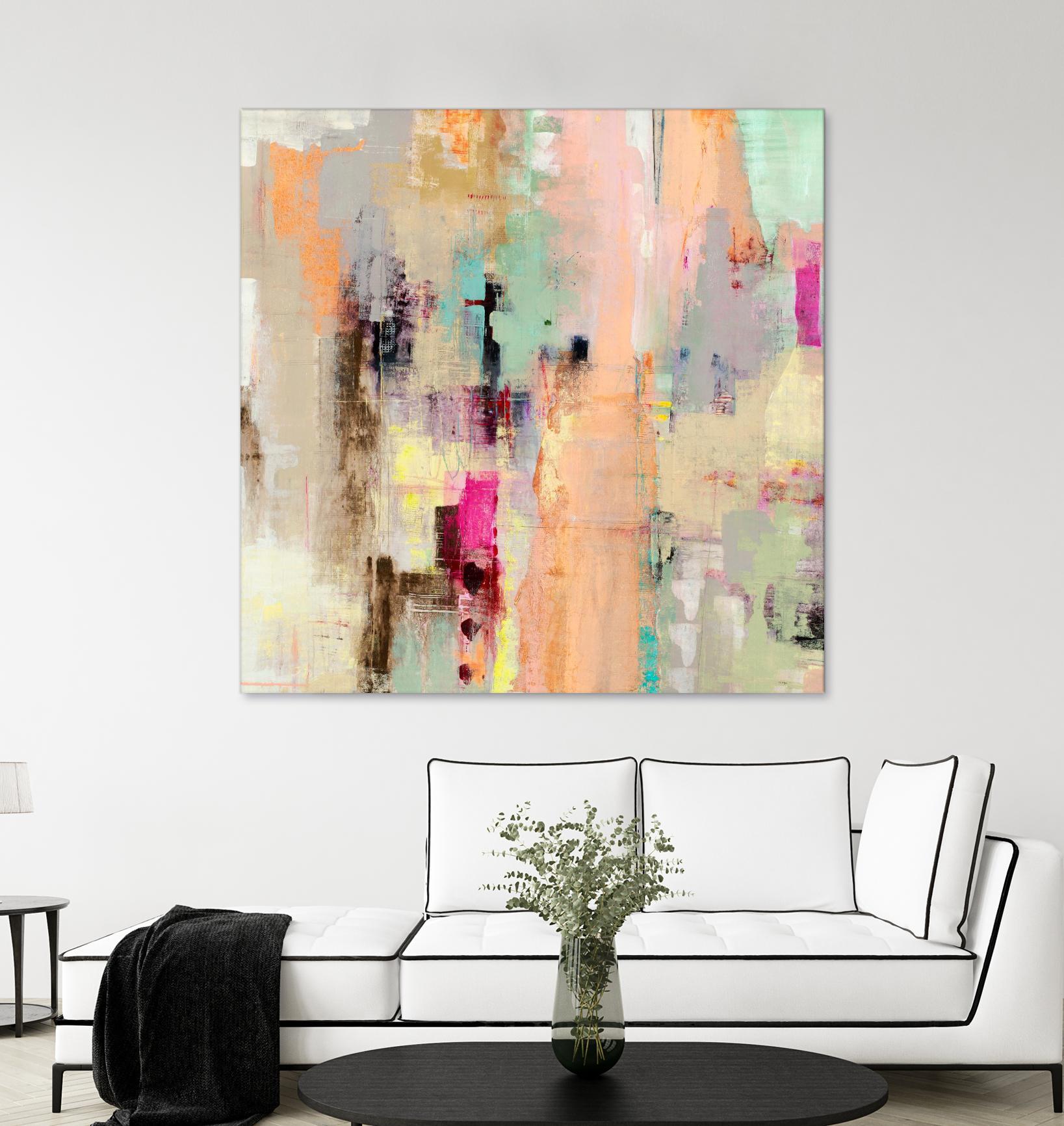 Clear The Air by Nancy Ngo on GIANT ART - blues abstract blues