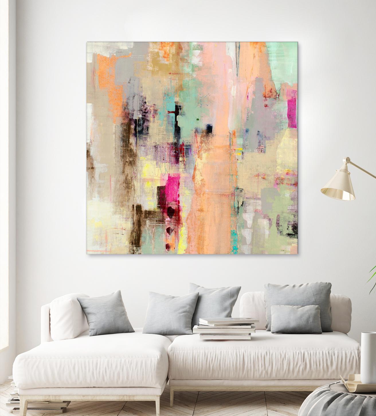 Clear The Air by Nancy Ngo on GIANT ART - blues abstract blues