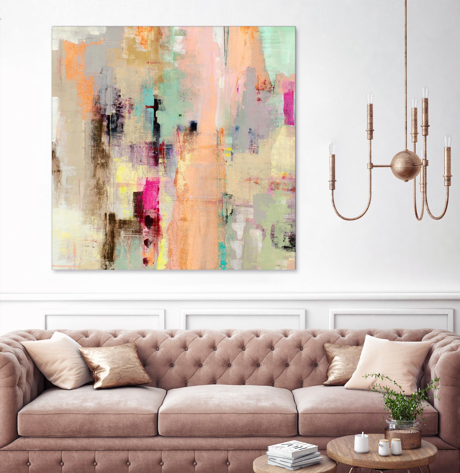 Clear The Air by Nancy Ngo on GIANT ART - blues abstract blues