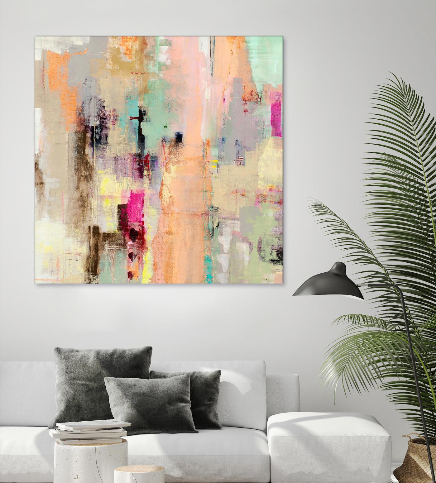 Clear The Air by Nancy Ngo on GIANT ART - blues abstract blues