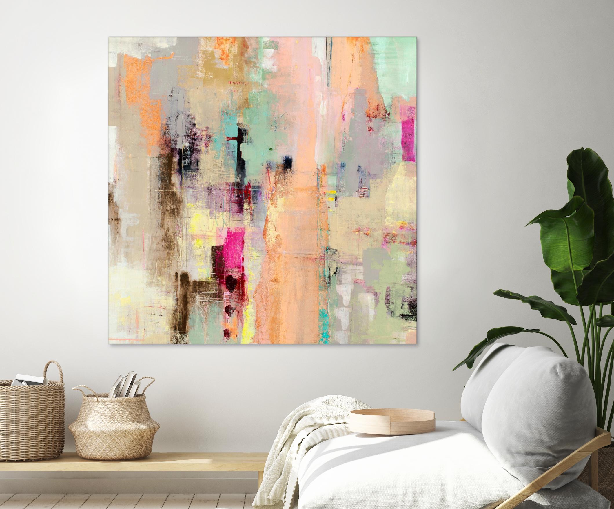 Clear The Air by Nancy Ngo on GIANT ART - blues abstract blues