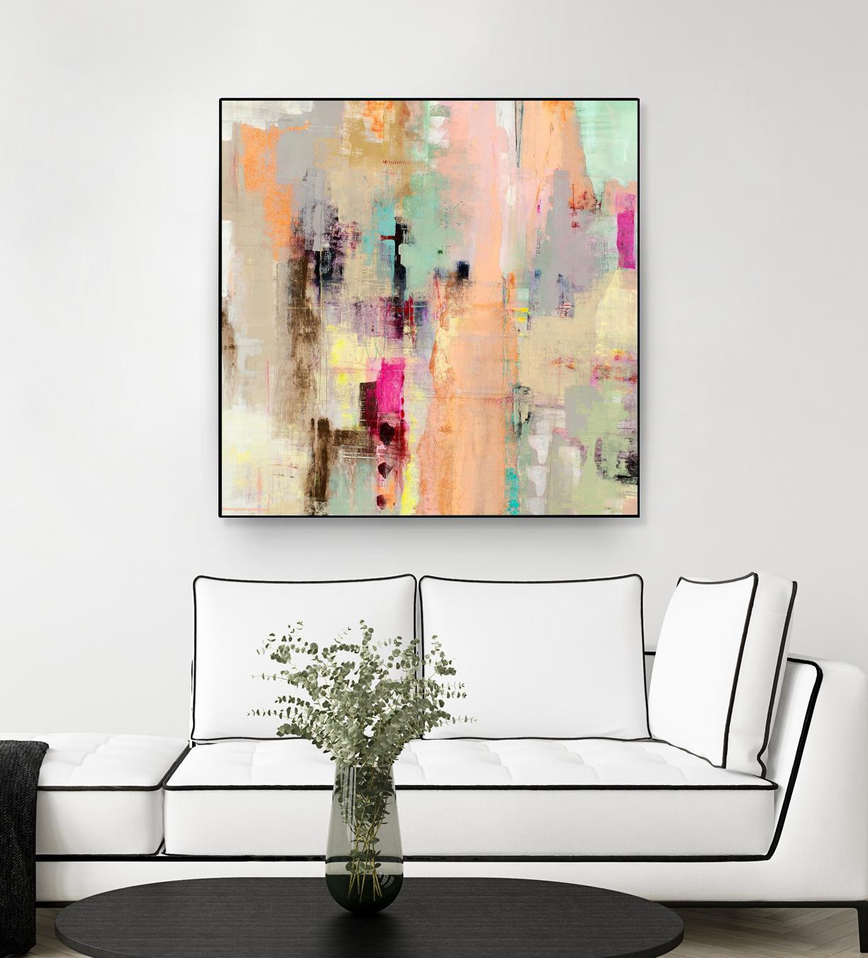 Clear The Air by Nancy Ngo on GIANT ART - blues abstract blues