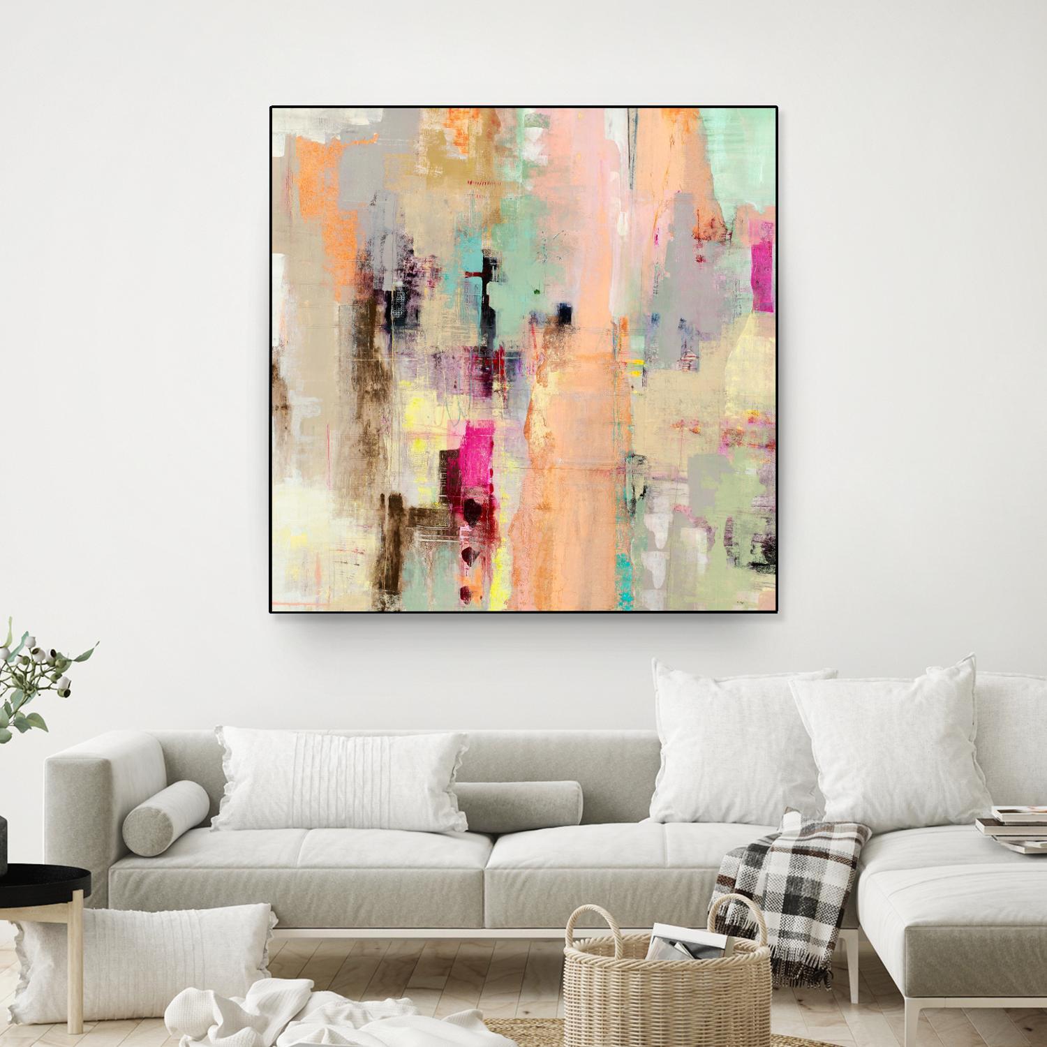 Clear The Air by Nancy Ngo on GIANT ART - blues abstract blues