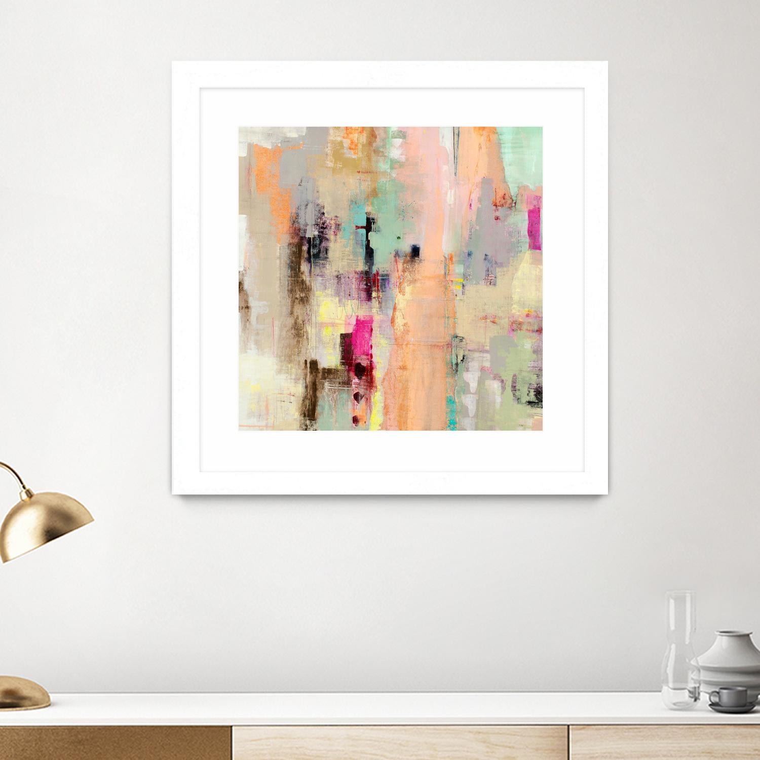 Clear The Air by Nancy Ngo on GIANT ART - blues abstract blues