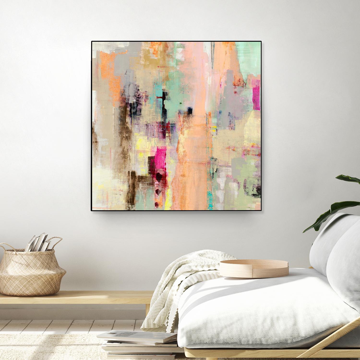 Clear The Air by Nancy Ngo on GIANT ART - blues abstract blues