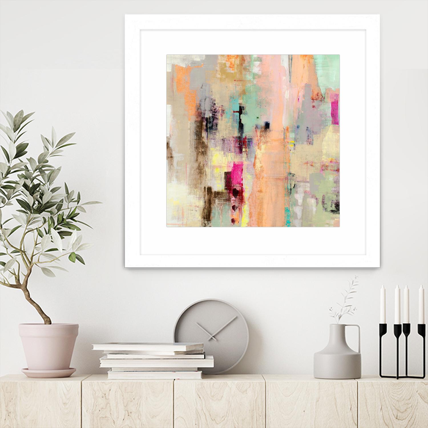 Clear The Air by Nancy Ngo on GIANT ART - blues abstract blues