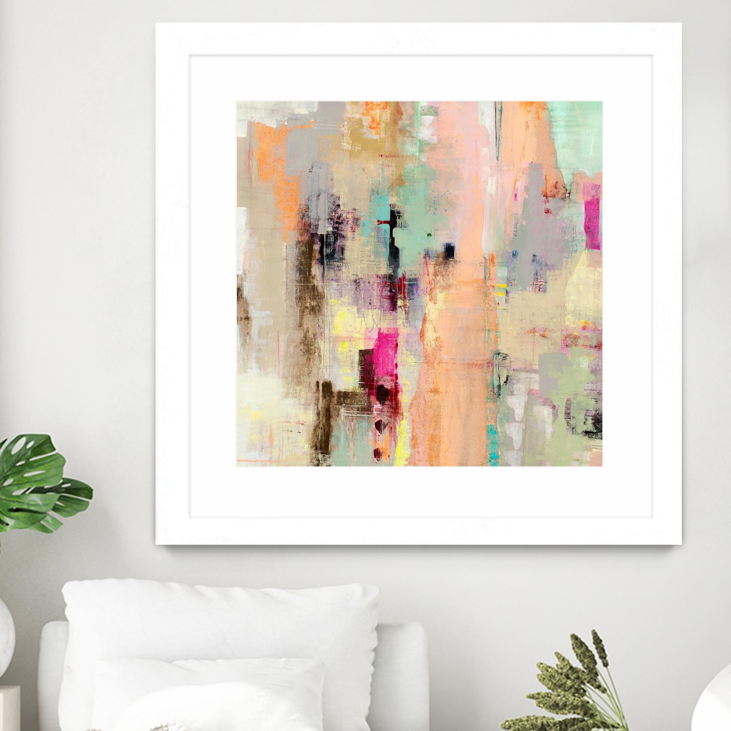 Clear The Air by Nancy Ngo on GIANT ART - blues abstract blues