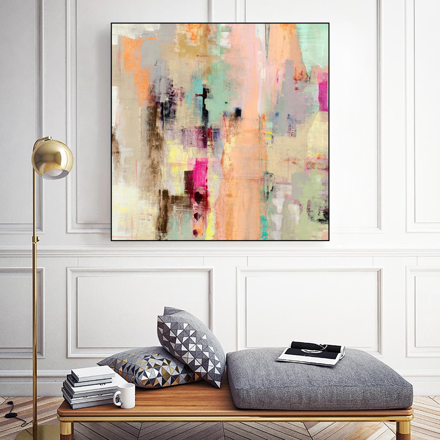 Clear The Air by Nancy Ngo on GIANT ART - blues abstract blues