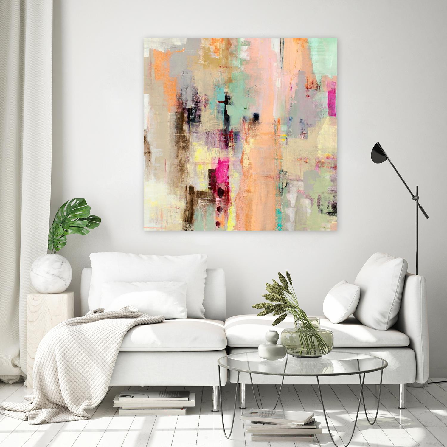 Clear The Air by Nancy Ngo on GIANT ART - blues abstract blues