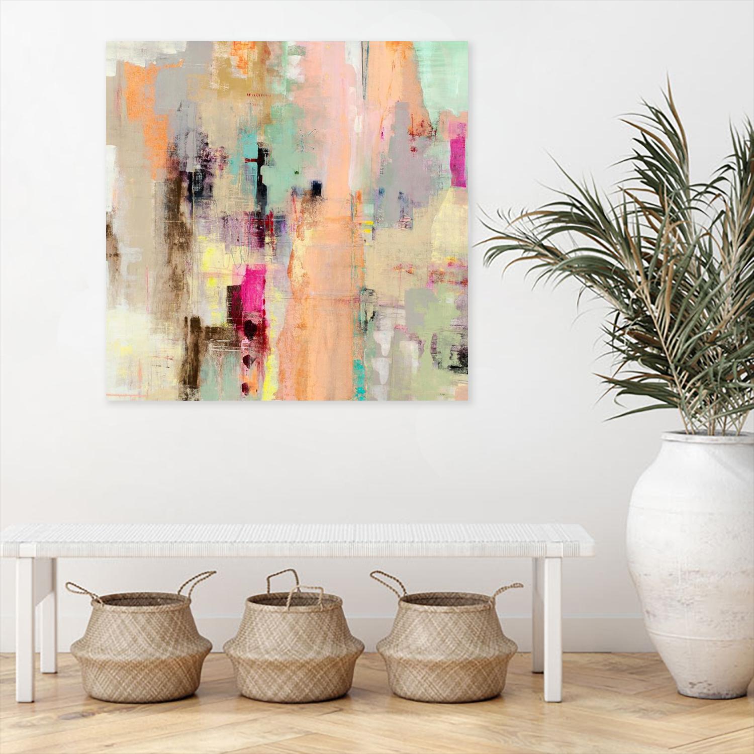 Clear The Air by Nancy Ngo on GIANT ART - blues abstract blues