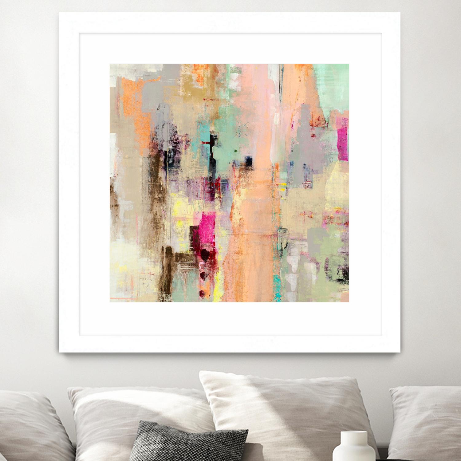 Clear The Air by Nancy Ngo on GIANT ART - blues abstract blues