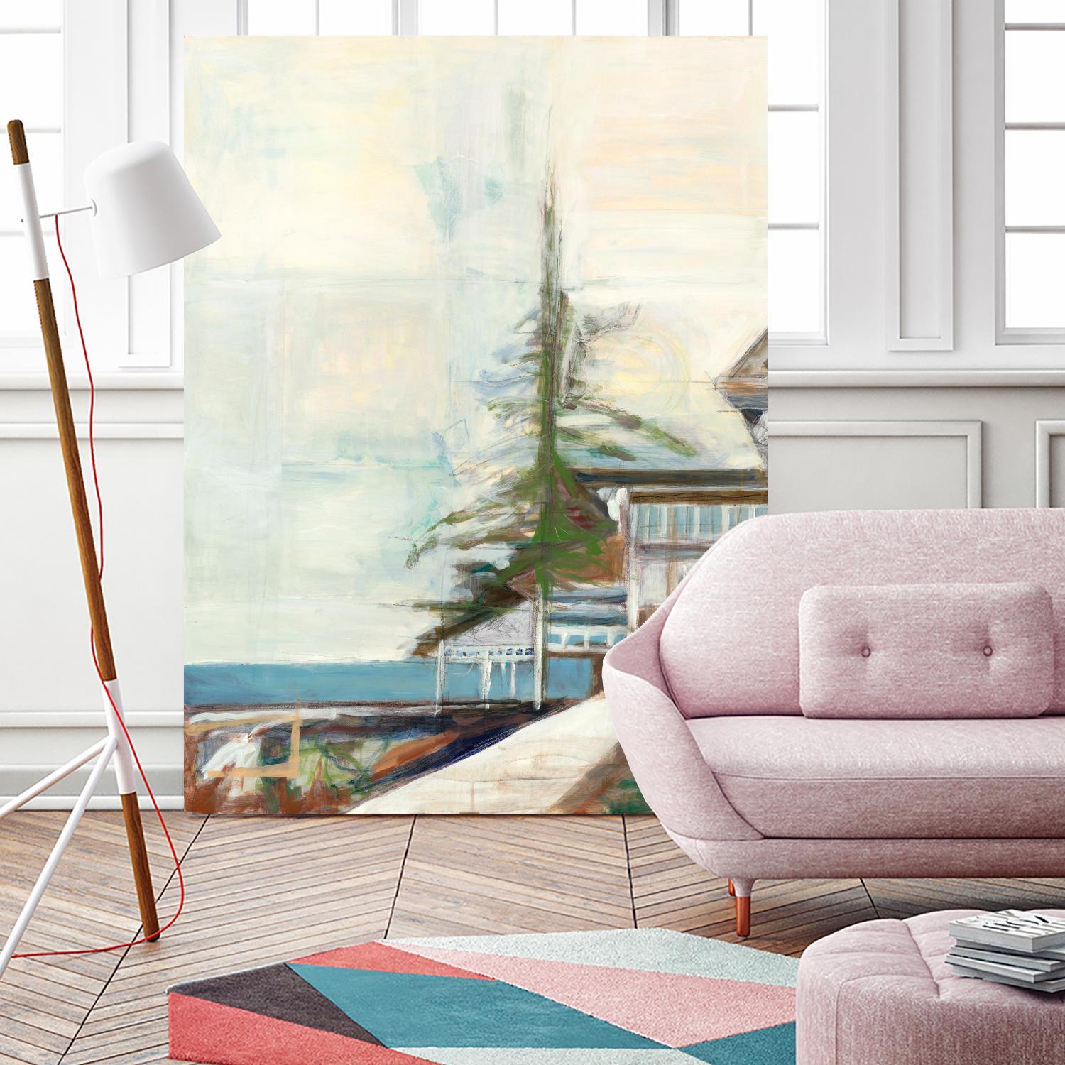 Port Townsend V1 by Stacey Pollard on GIANT ART - whites & creams scenic cream