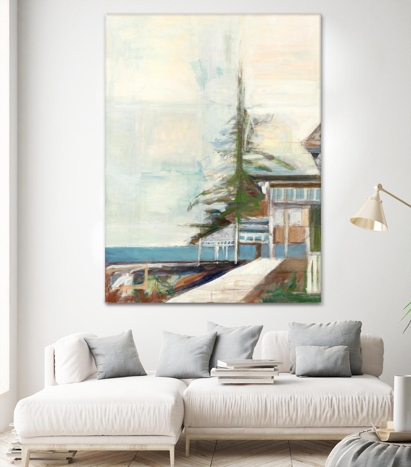 Port Townsend V1 by Stacey Pollard on GIANT ART - whites & creams scenic cream