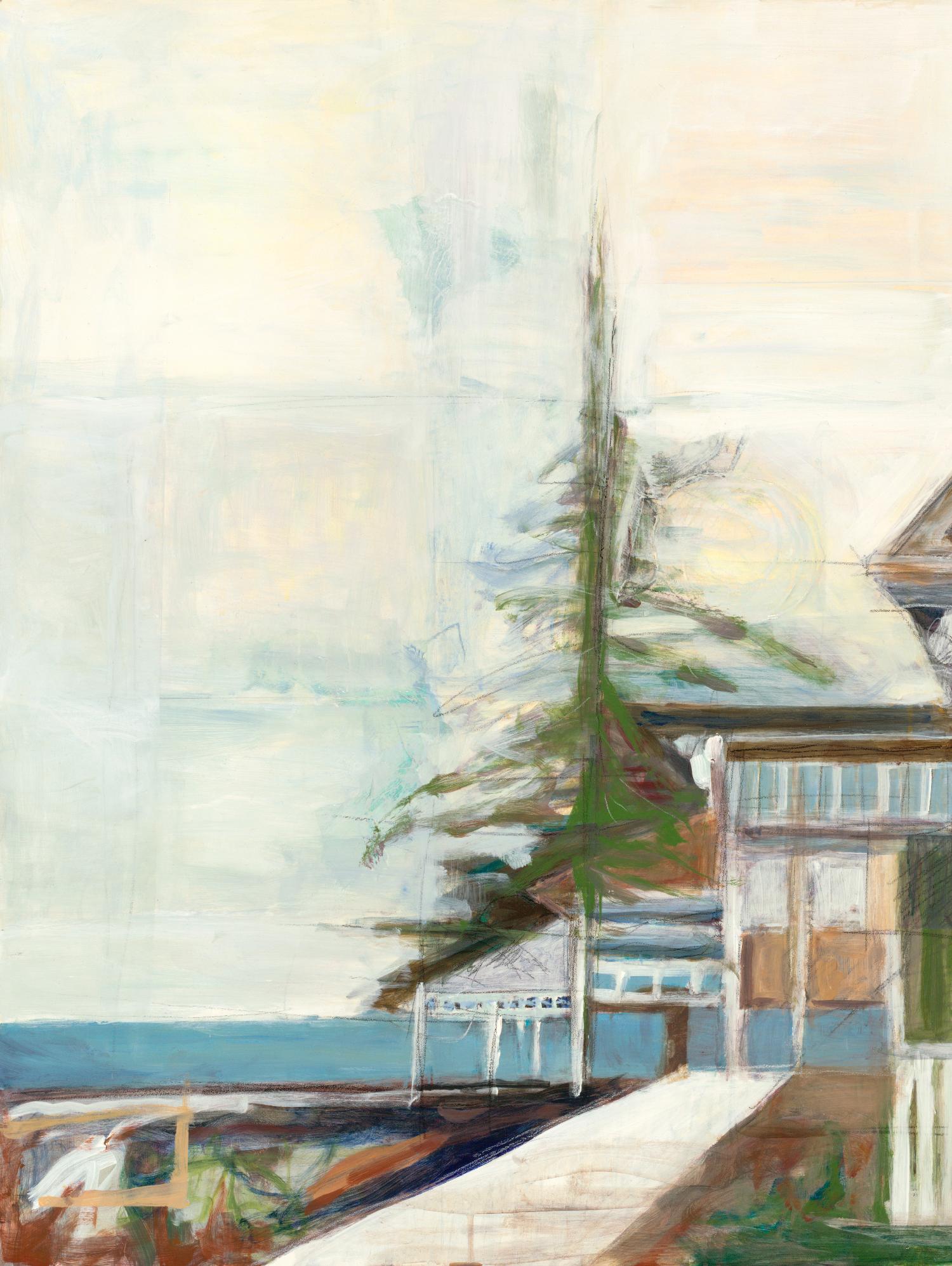 Port Townsend V1 by Stacey Pollard on GIANT ART - whites & creams scenic cream