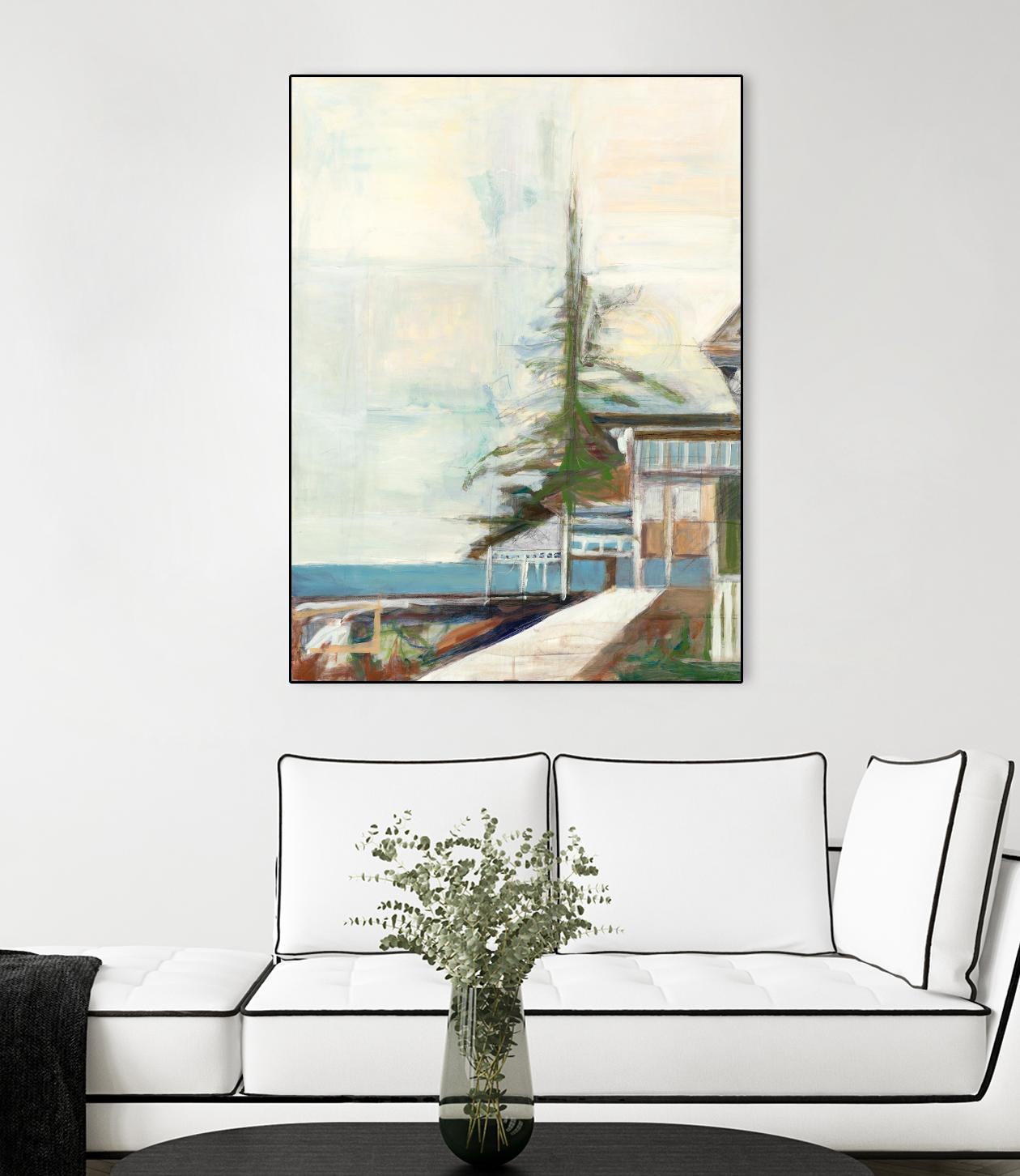 Port Townsend V1 by Stacey Pollard on GIANT ART - whites & creams scenic cream
