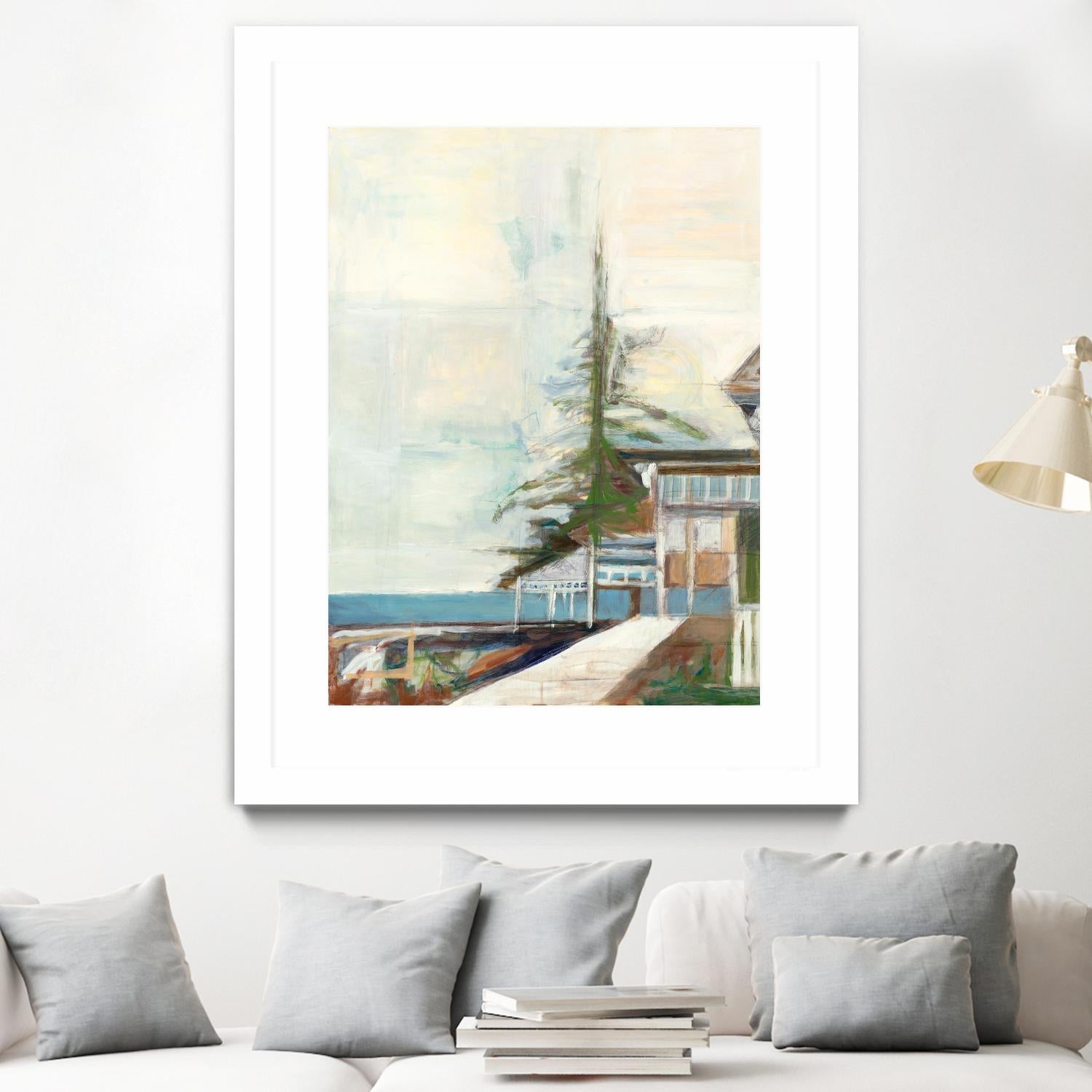 Port Townsend V1 by Stacey Pollard on GIANT ART - whites & creams scenic cream