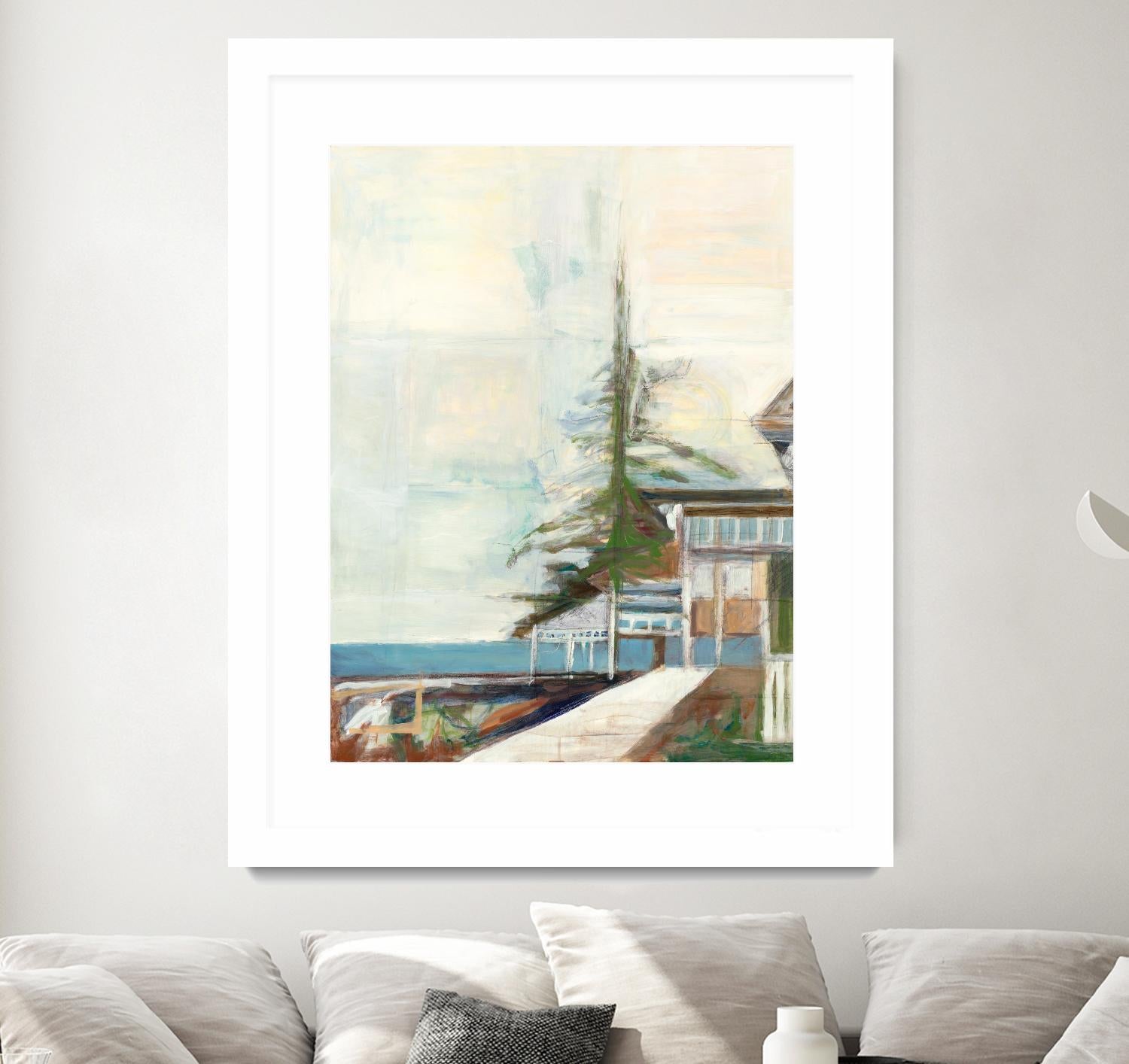 Port Townsend V1 by Stacey Pollard on GIANT ART - whites & creams scenic cream