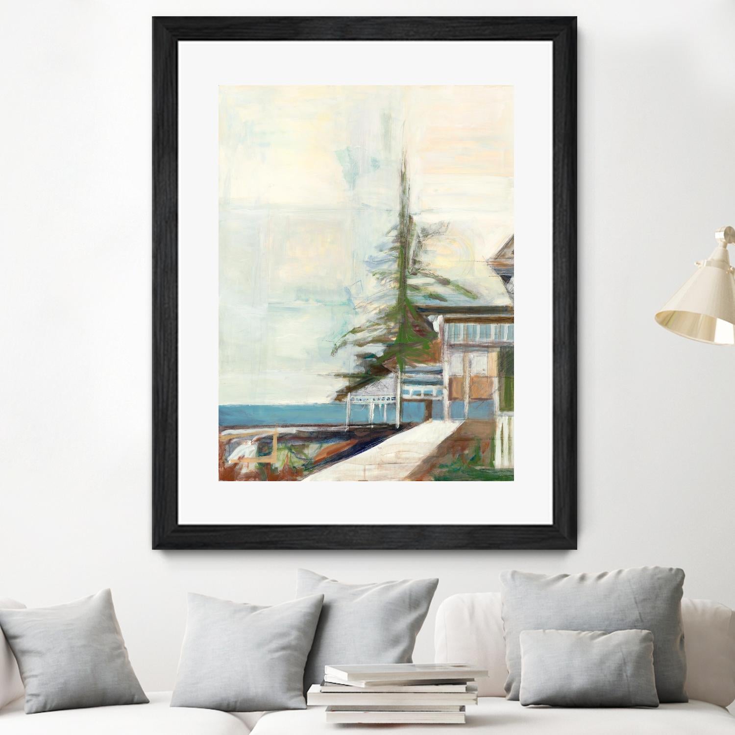 Port Townsend V1 by Stacey Pollard on GIANT ART - whites & creams scenic cream