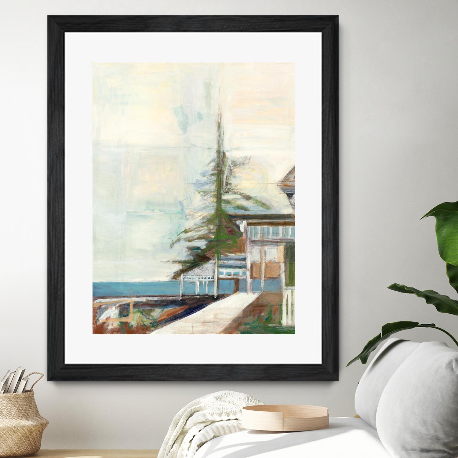 Port Townsend V1 by Stacey Pollard on GIANT ART - whites & creams scenic cream