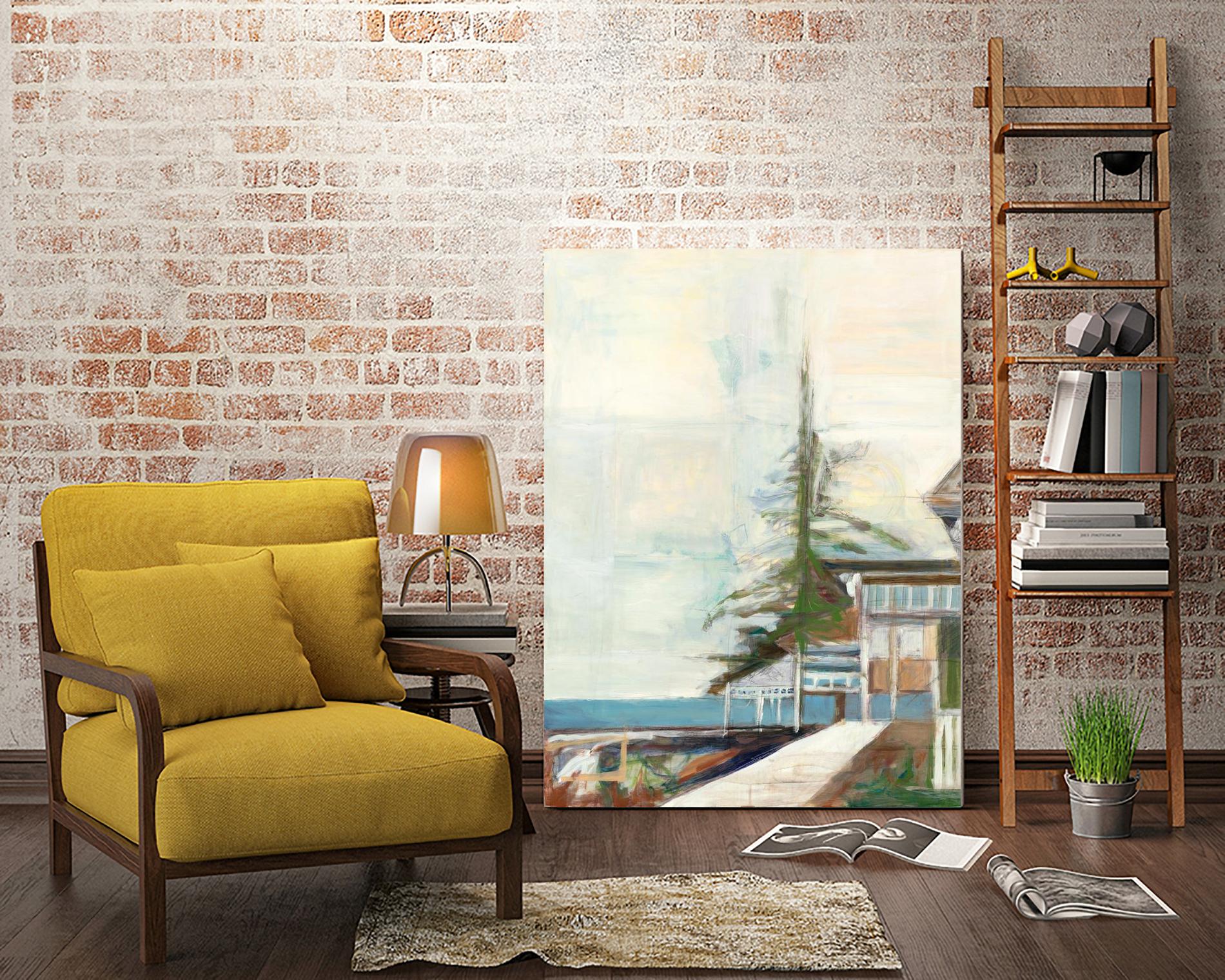 Port Townsend V1 by Stacey Pollard on GIANT ART - whites & creams scenic cream