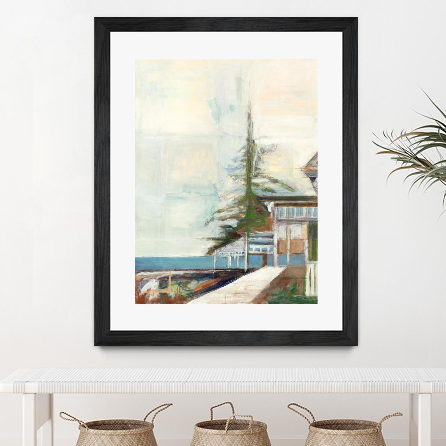 Port Townsend V1 by Stacey Pollard on GIANT ART - whites & creams scenic cream