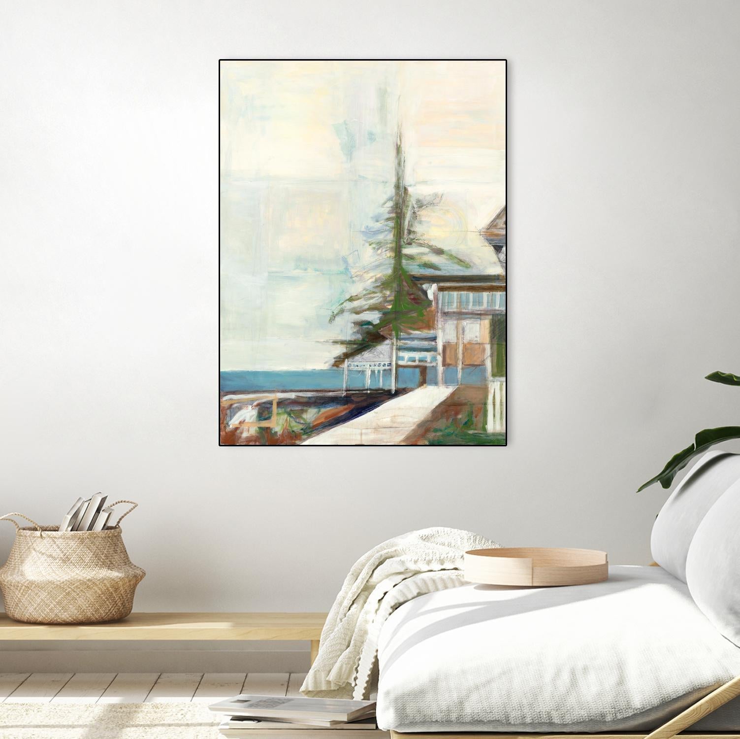 Port Townsend V1 by Stacey Pollard on GIANT ART - whites & creams scenic cream