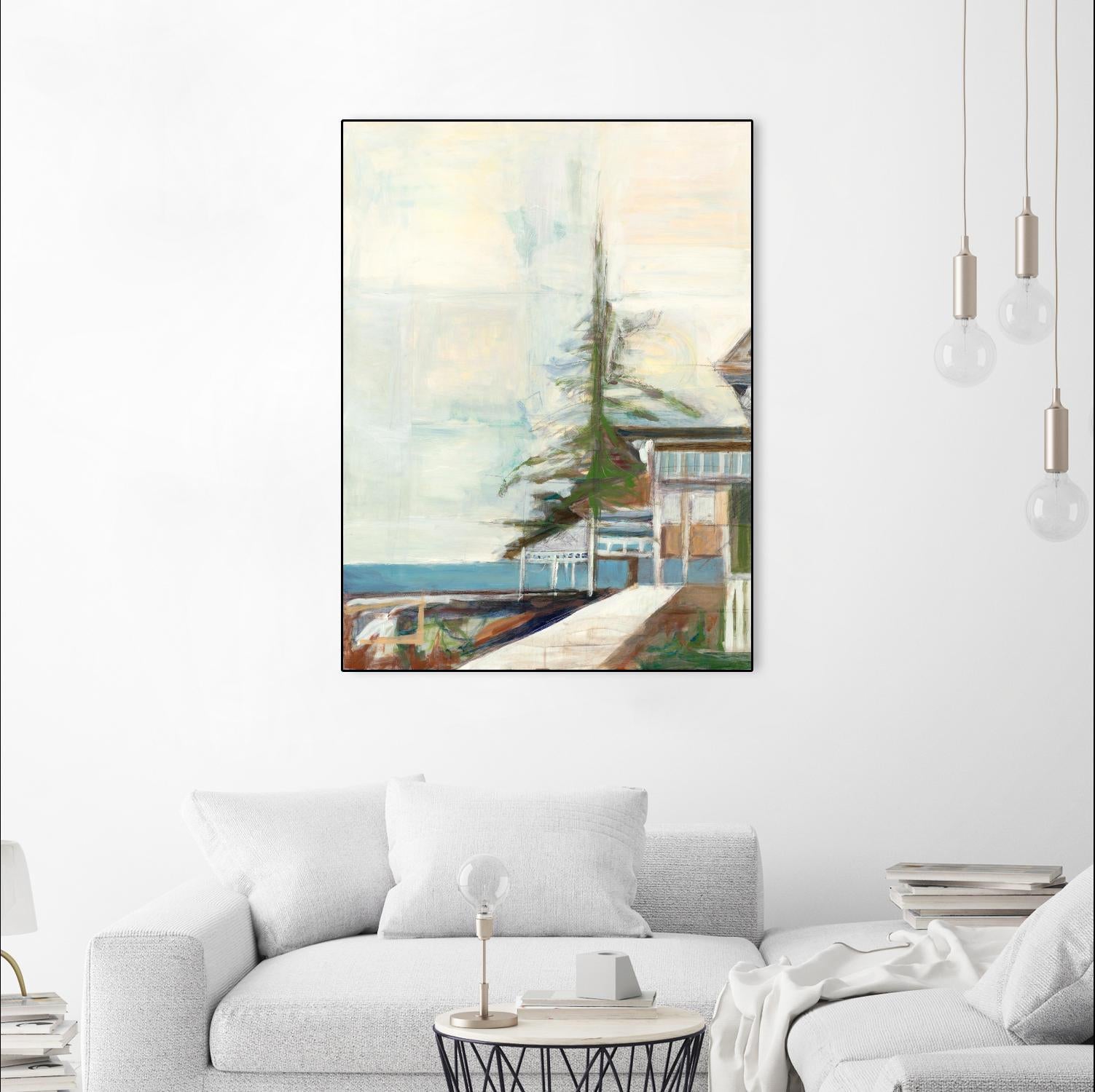 Port Townsend V1 by Stacey Pollard on GIANT ART - whites & creams scenic cream