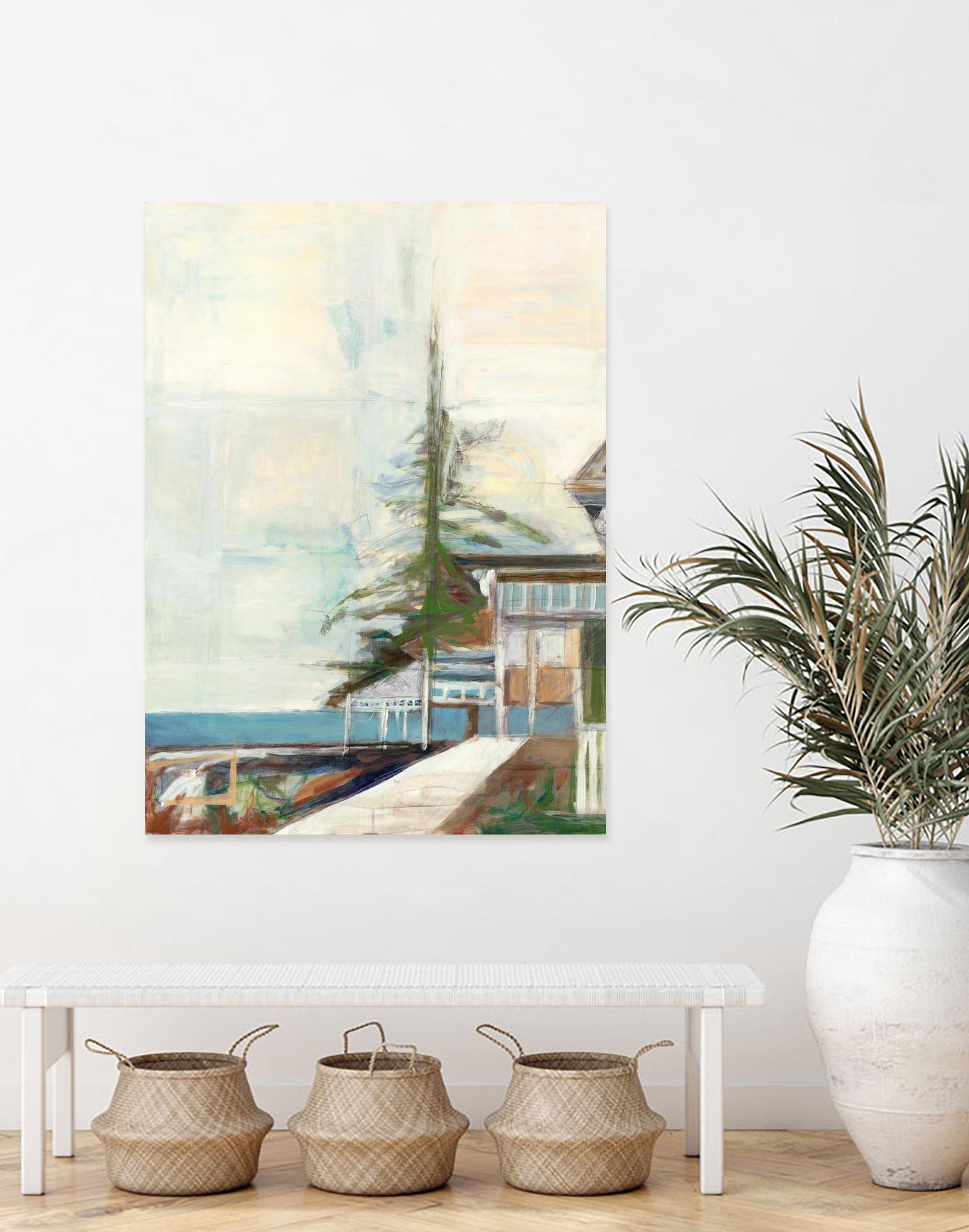 Port Townsend V1 by Stacey Pollard on GIANT ART - whites & creams scenic cream