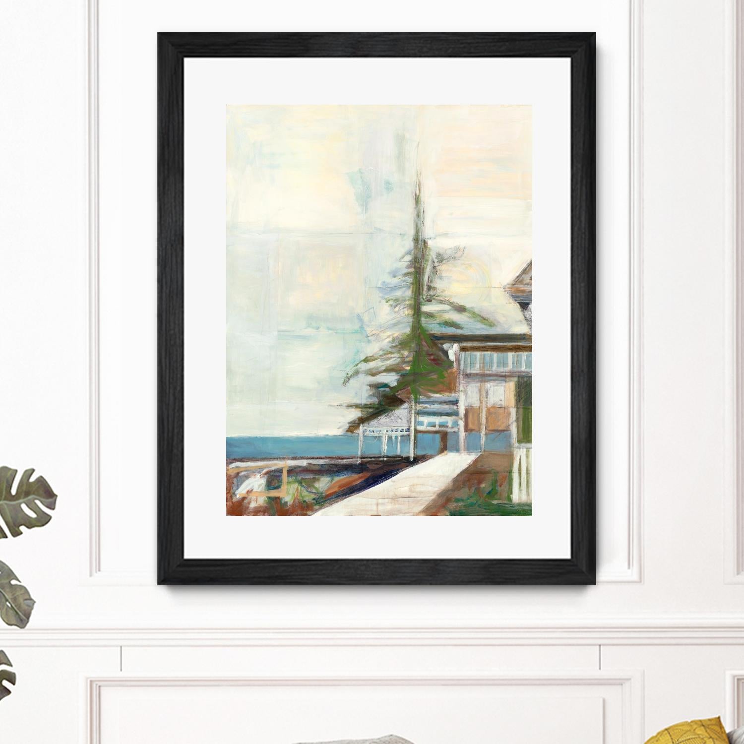 Port Townsend V1 by Stacey Pollard on GIANT ART - whites & creams scenic cream