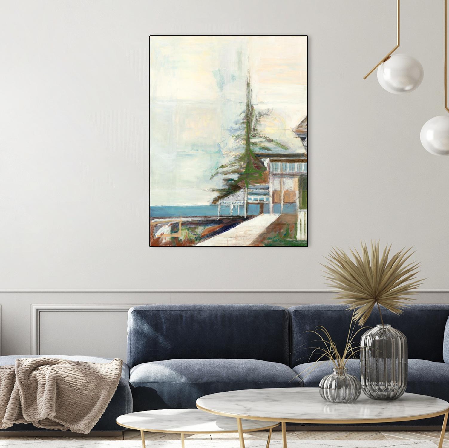 Port Townsend V1 by Stacey Pollard on GIANT ART - whites & creams scenic cream