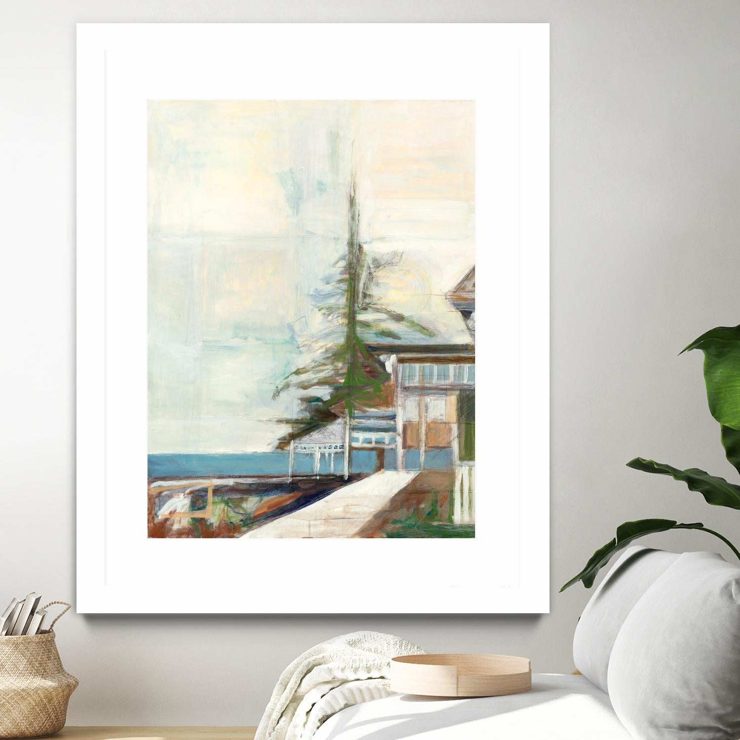 Port Townsend V1 by Stacey Pollard on GIANT ART - whites & creams scenic cream