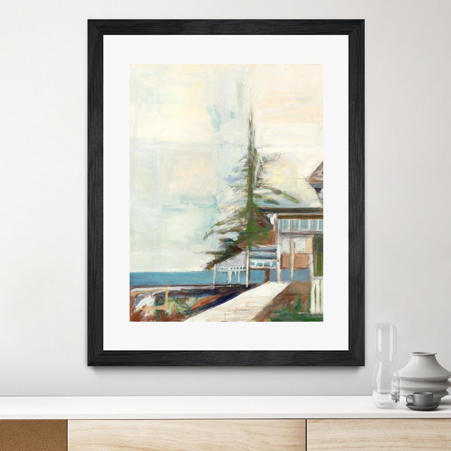 Port Townsend V1 by Stacey Pollard on GIANT ART - whites & creams scenic cream