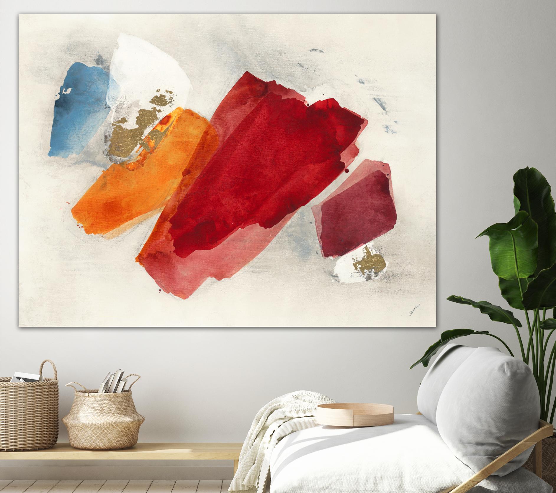 Equilibrium V4 by Leah Rei on GIANT ART - yellows abstract