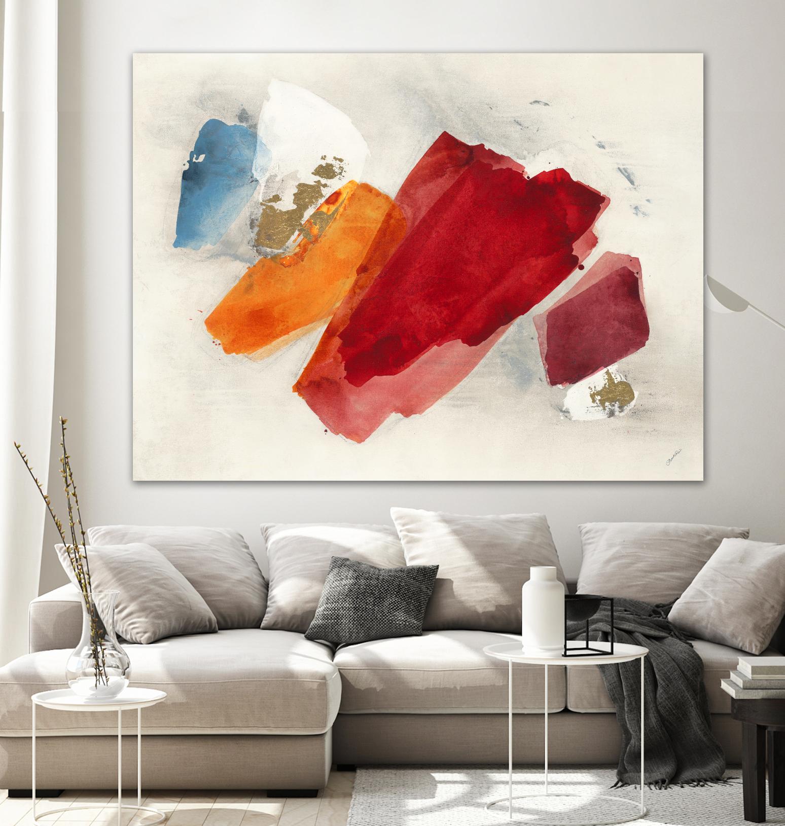 Equilibrium V4 by Leah Rei on GIANT ART - yellows abstract