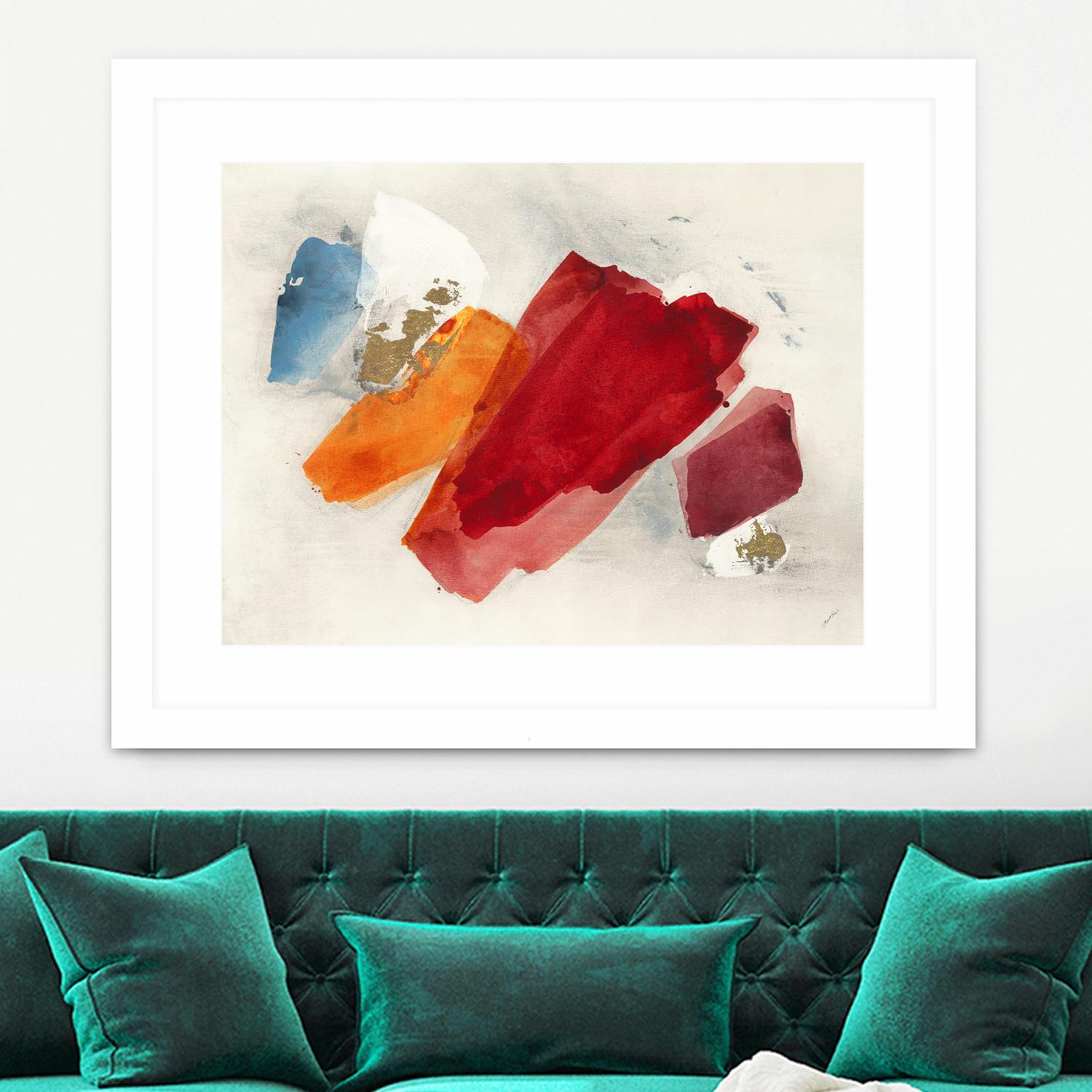 Equilibrium V4 by Leah Rei on GIANT ART - red shapes