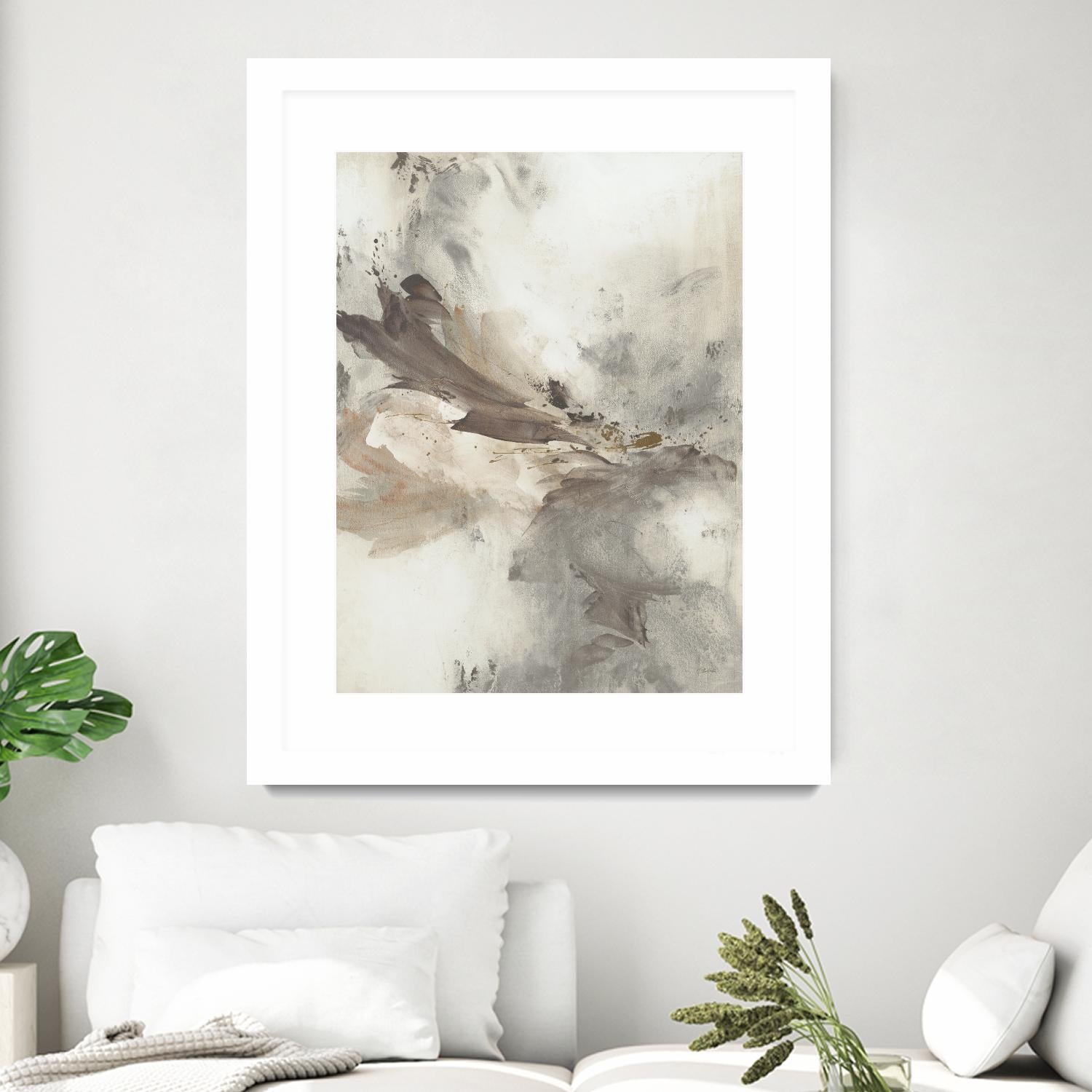 Intrinsic by Leah Rei on GIANT ART - grays abstract