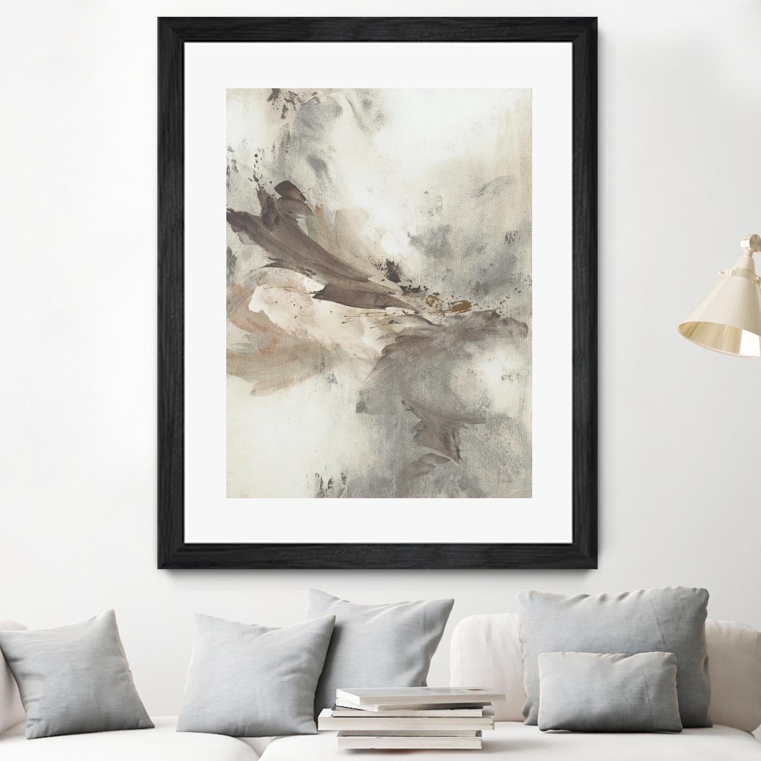 Intrinsic by Leah Rei on GIANT ART - grays abstract