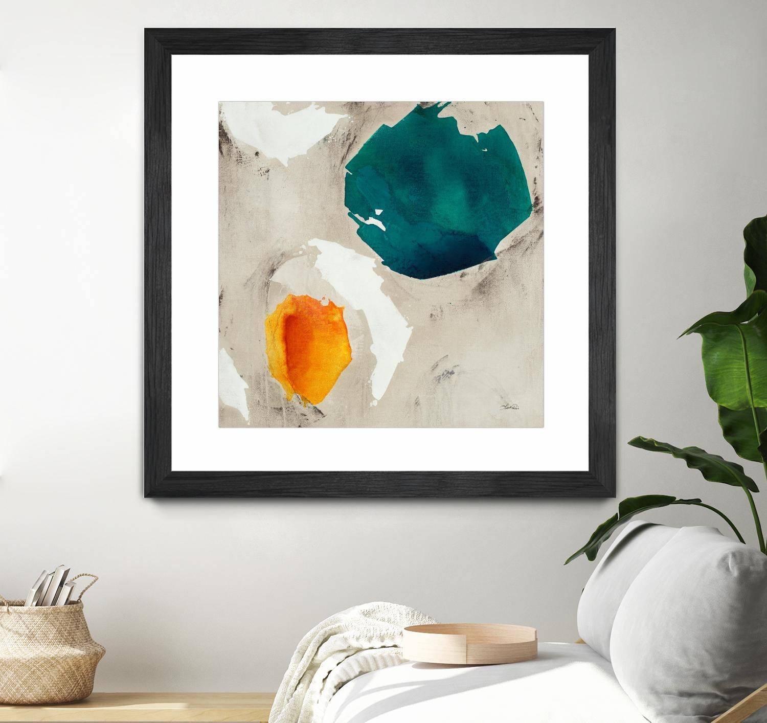 Connected II by Leah Rei on GIANT ART - greens abstract green