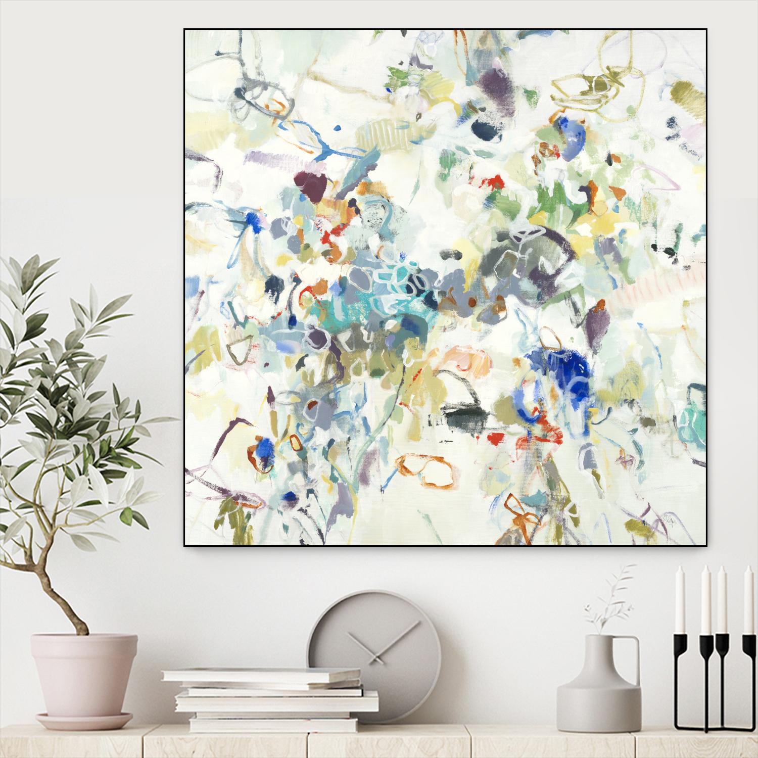 Party Time II by Lisa Ridgers on GIANT ART - brights abstract