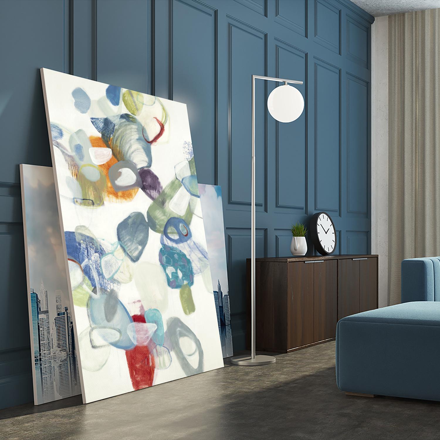 Party Time II by Lisa Ridgers on GIANT ART - blues abstract