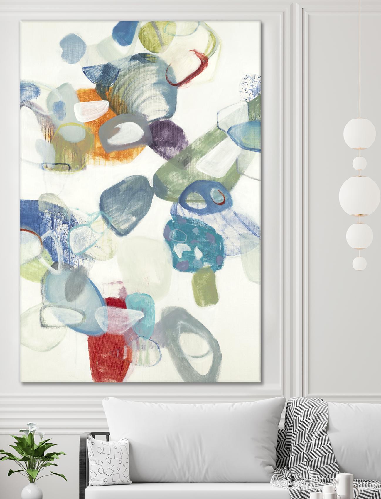 Party Time II by Lisa Ridgers on GIANT ART - blues abstract