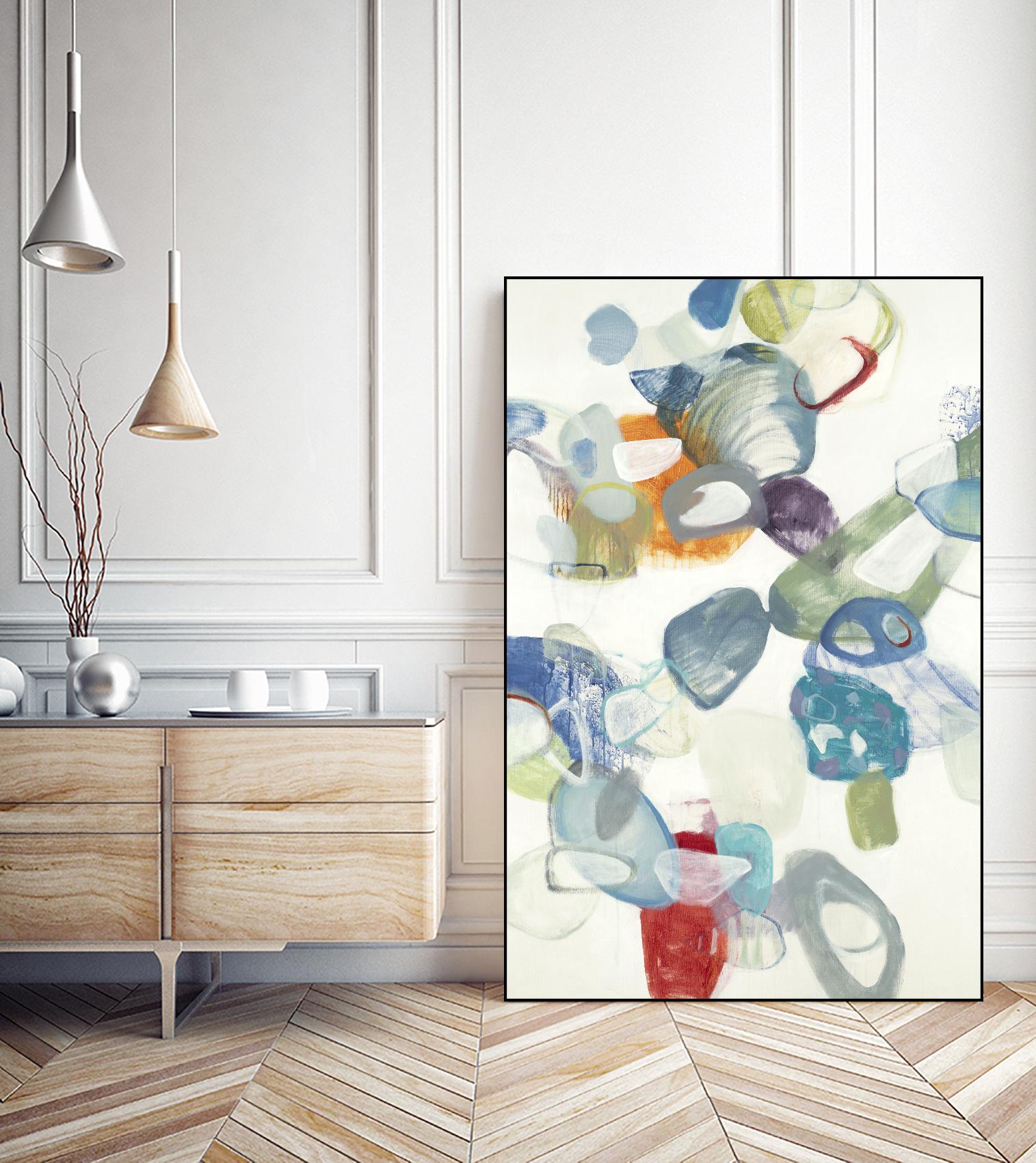 Party Time II by Lisa Ridgers on GIANT ART - blues abstract