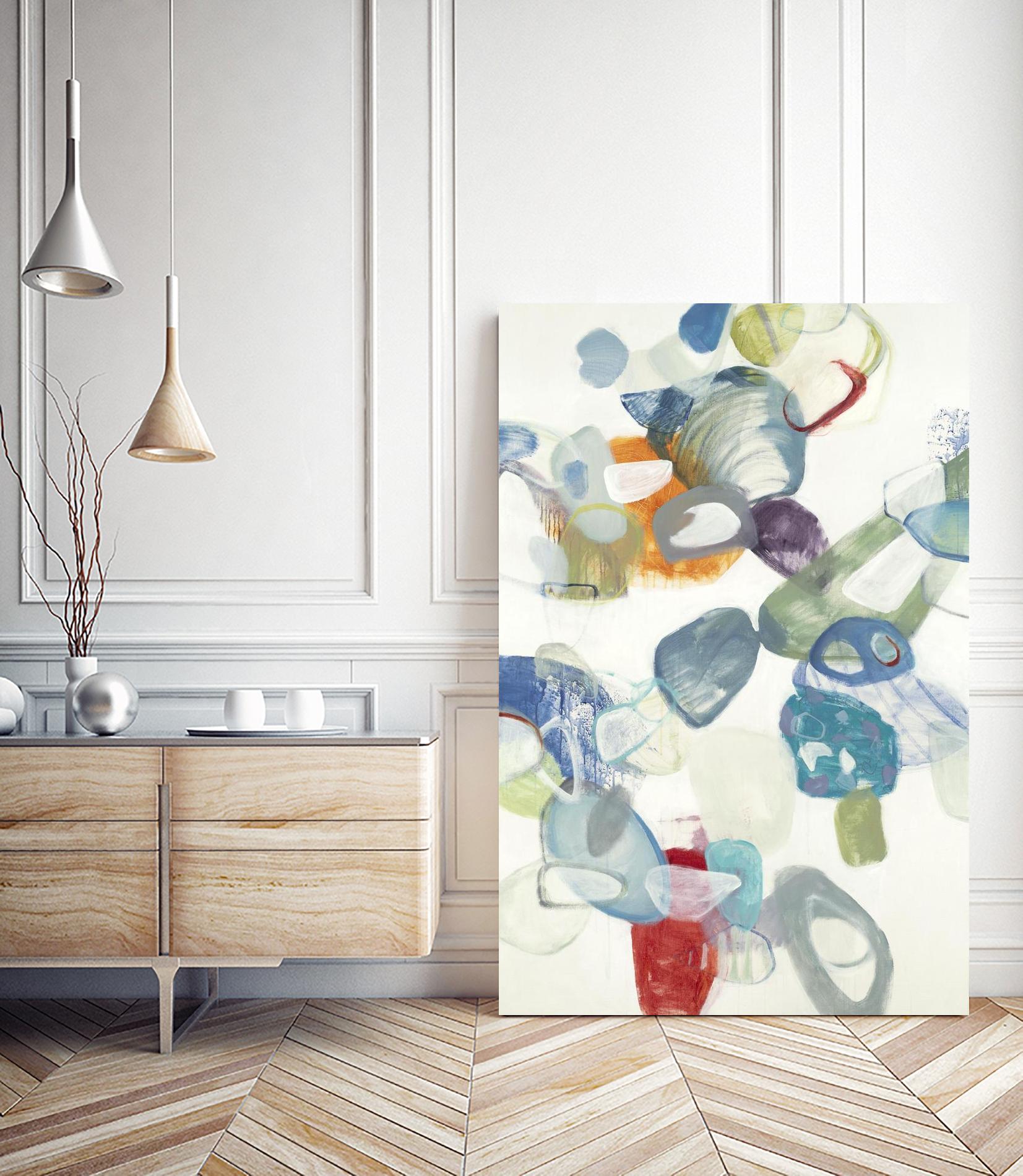 Party Time II by Lisa Ridgers on GIANT ART - blues abstract