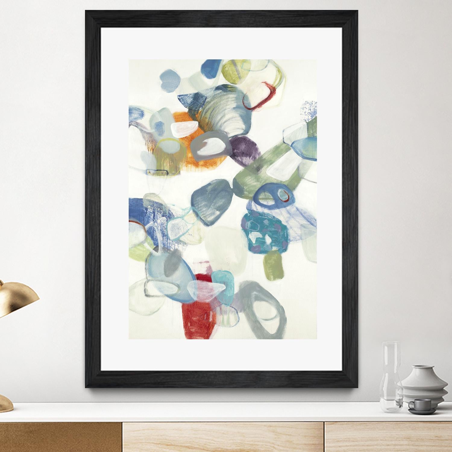 Party Time II by Lisa Ridgers on GIANT ART - blues abstract