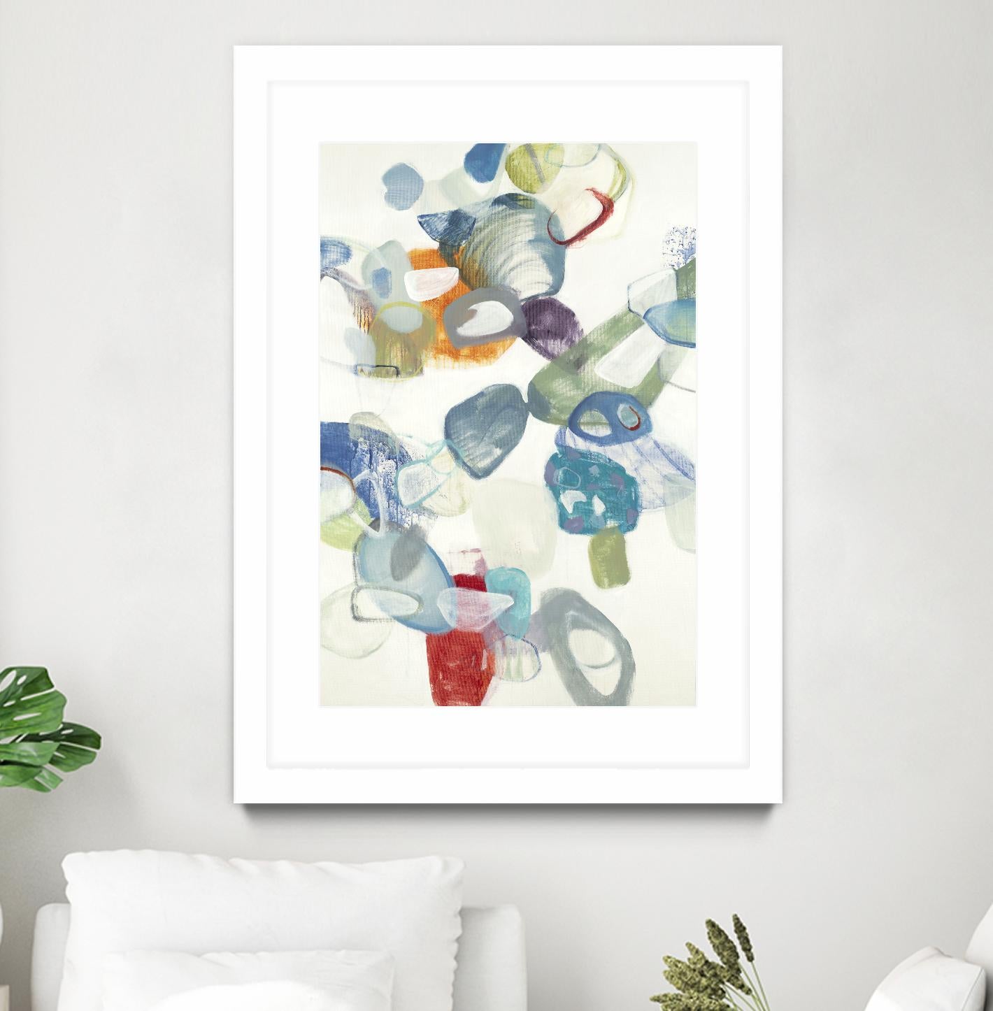 Party Time II by Lisa Ridgers on GIANT ART - blues abstract