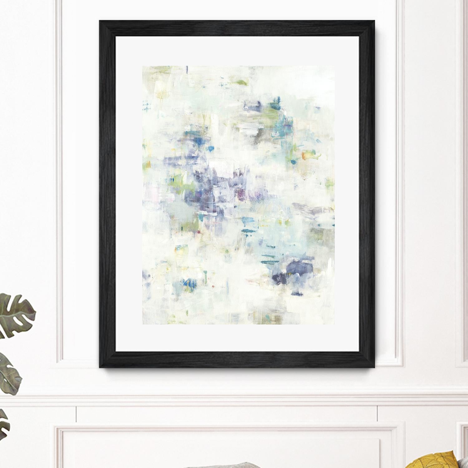 Wait Right Here II by Lisa Ridgers on GIANT ART - greens, blues abstract