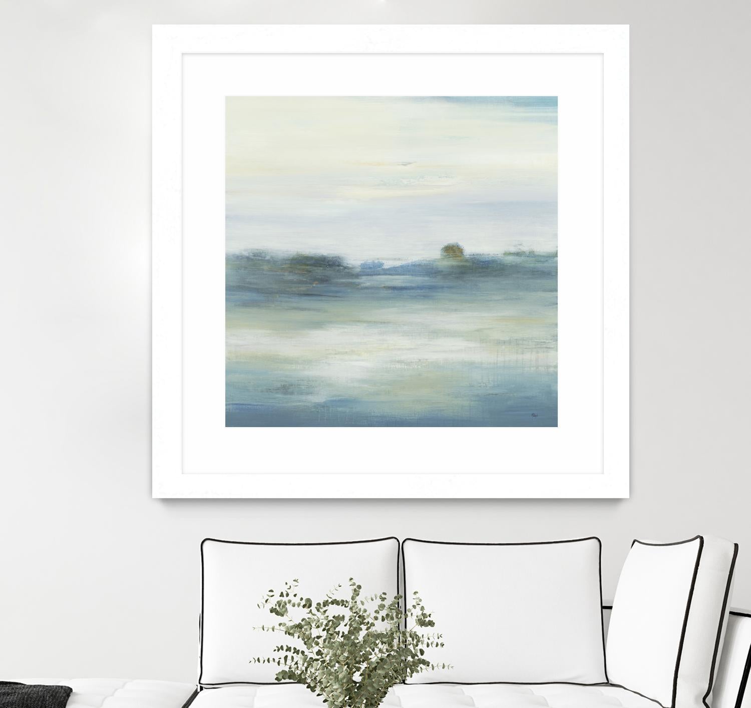 Soothing Scenery by Lisa Ridgers on GIANT ART - blues abstracted landscapes