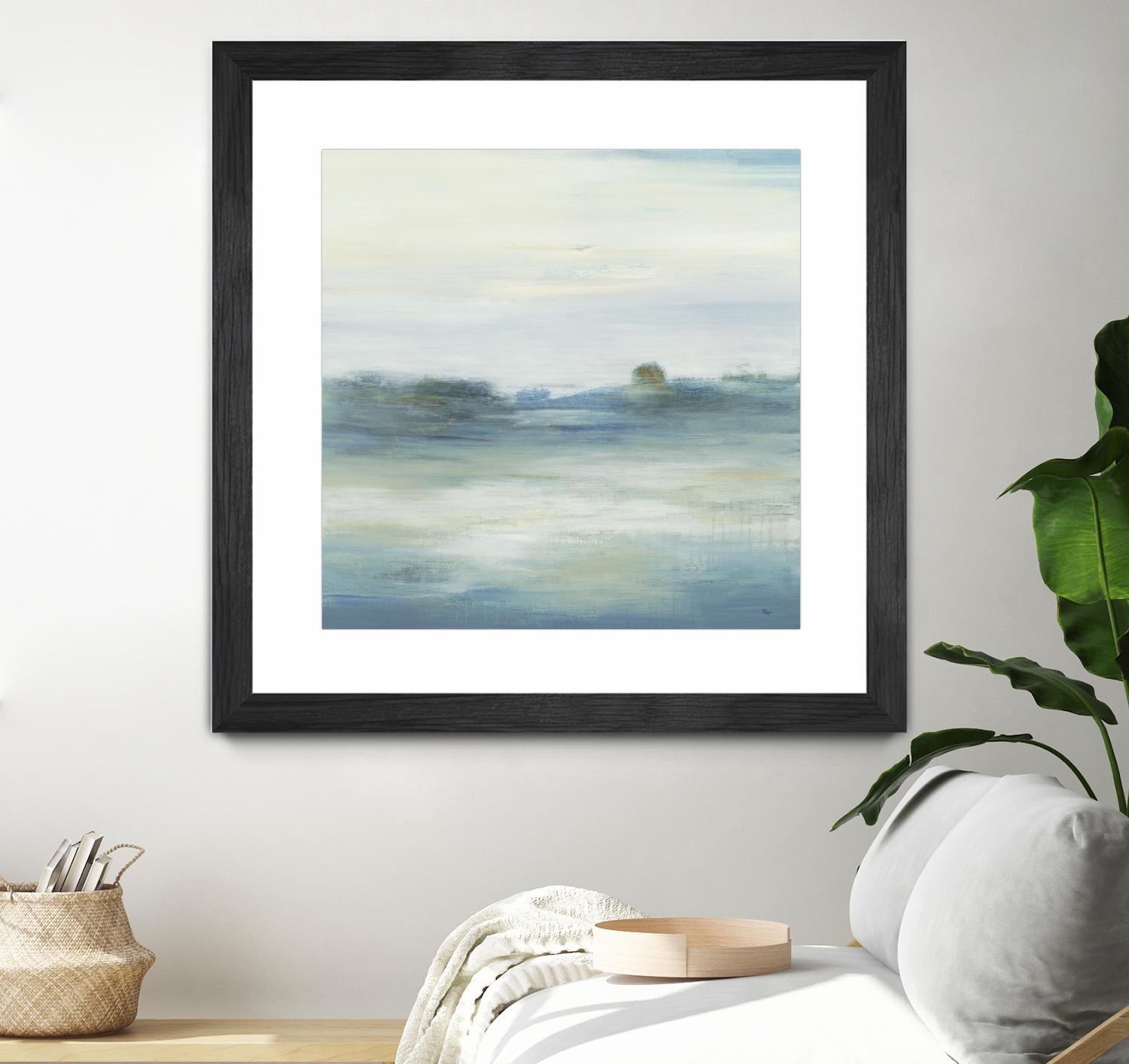 Soothing Scenery by Lisa Ridgers on GIANT ART - blues abstracted landscapes