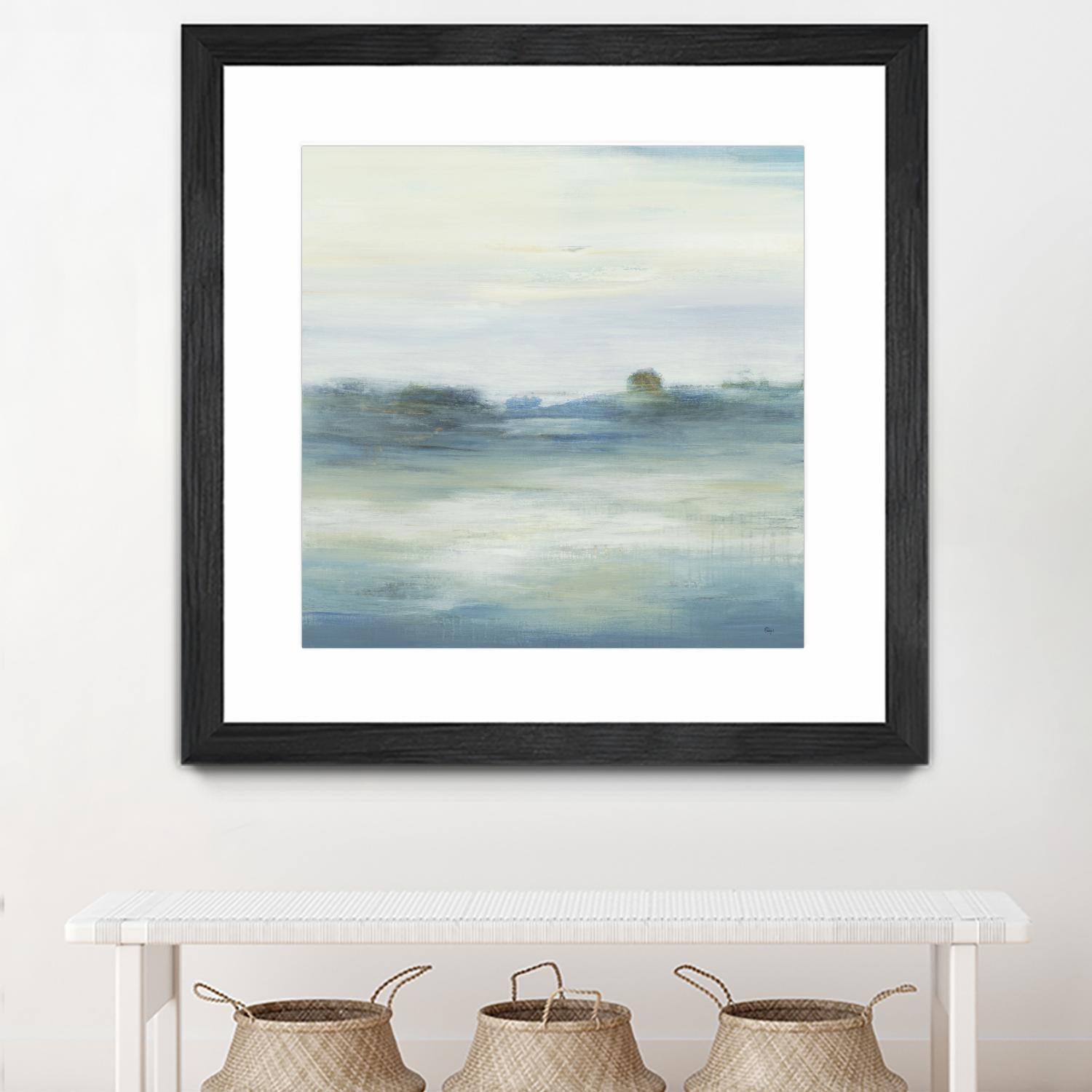 Soothing Scenery by Lisa Ridgers on GIANT ART - blues abstracted landscapes